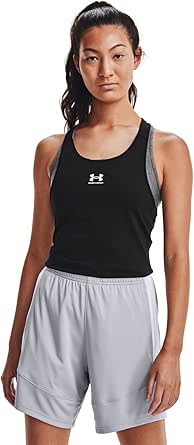 Under Armour Women's HeatGear Compression Tank Top Black LG