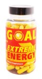 GOAL Extreme Energy Pills 100 Capsules - Best Natural Energy Vitamins - Breakthrough Weight loss Pills - Energy Booster Supplement Capsules for Women and Men - Fat Burners Diet Pills That Work Fast