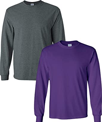 Gildan Men's Ultra Cotton Long Sleeve T-Shirt, Style G2400