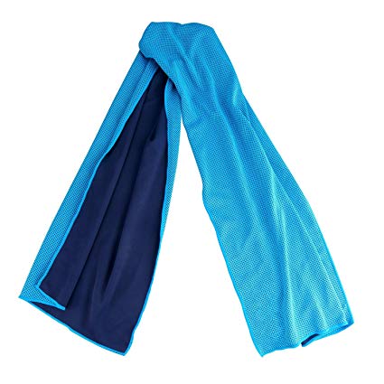 Vancle Super Absorbent Cooling Towels, Snap Evaporative Cooling Towel-100cm x 30cm for Sports, Workout, Fitness, Gym, Yoga, Pilates, Travel, Camping & More