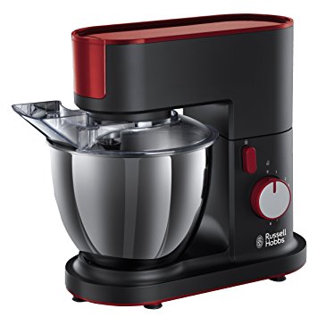 Russell Hobbs 20350 Desire Kitchen Machine Mixer, 4.5 L, 700 W - Black and Red