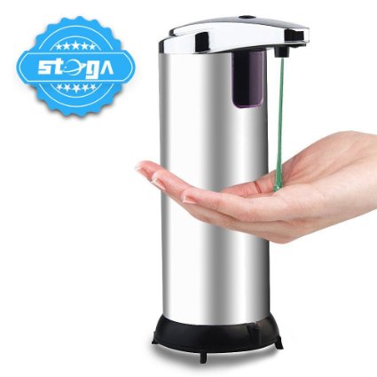 Stoga Automatic Touchless Sensor Soap Dispenser 3 Mode 250ml for Bathroom and Kitchen