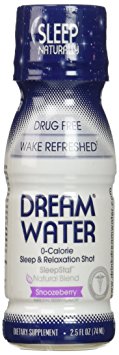 Dream Water Sleep & Relaxation Shot , Snoozeberry (4 Pack)