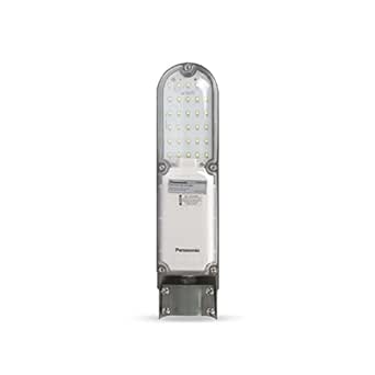 Panasonic PSTM01257 LED 25 Watt Street Light|Outdoor Street Light with Waterproof and IP-65 Protection, 6500K (2500 Lumen,Aluminium), Grey, Standard