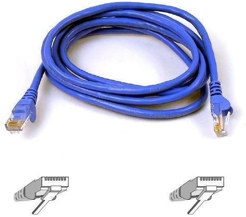 Belkin A3L980-06-BLU-S Cable, Cat6, Utp, RJ45M/M, 6', Blu, Patch, SNAGLESS, 6-Foot, Blue