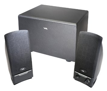 Cyber Acoustics 2.1 Powered Speaker System with Subwoofer (CA-3000)
