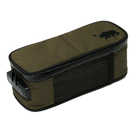 Cali Crusher 100% Smell Proof Soft Case w/Combo Lock (9.5"x4"x3.5") (Olive Green)