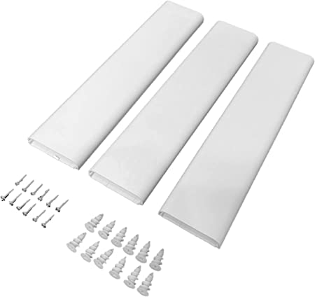 Wiremold Cable Management Kit, Wire and Cable Cover for Wall Mount Flat Screen TV , Cable Raceway for Hiding and Organizing Wires and Cords, White, C30S