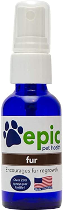 Fur - All Natural Liquid Supplement for Faster Hair Regrowth Due to Surgery or Illness - Apply Directly to Body and Put in Food & Water for Fastest Results - Multivitamin (Spray, 1 Ounce)