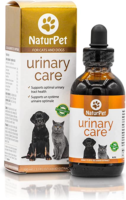 NaturPet Urinary Care for Dogs and Cats | Urinary Tract Support & UTI Relief, Gravel, Stones, Frequent Urination | 100mL