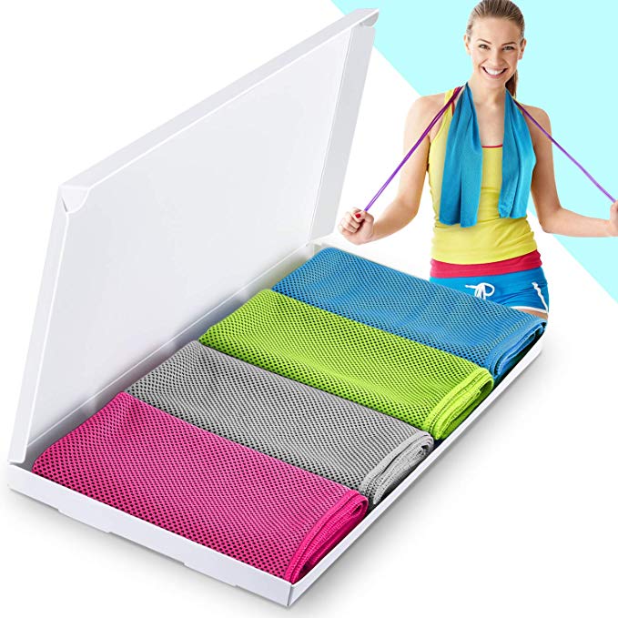 Vancle Cooling Towels, Cooling Towel for Instant Cooling Relief in Hot Environment, Ice Towels Stay Cool for Sports and Fitness