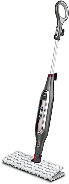 Shark Genius Hard Floor Cleaning System Pocket (S5003D) Steam Mop, Burgundy/Gray