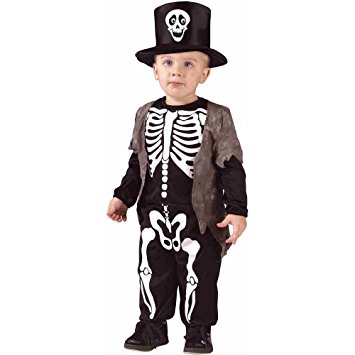 Boys Skeleton Classic Small Halloween Costume 24-2T