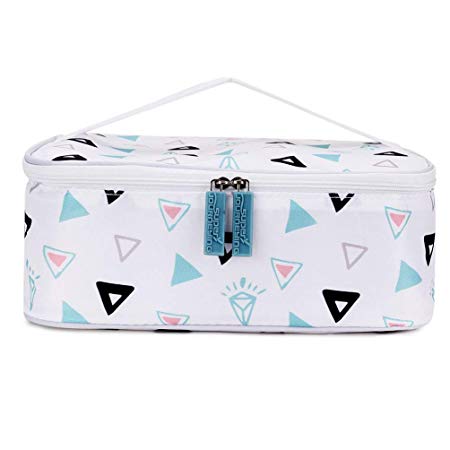 HiDay Floral Print Cosmetic Makeup Bag Travel Toiletry Organizer - Perfect for Your Cheerful Travel