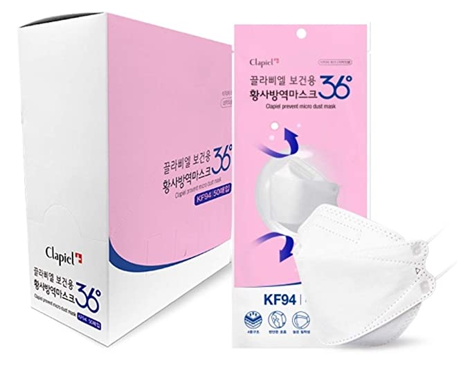 Clapiel kf94 mask 10pack Individual pack made in Korea