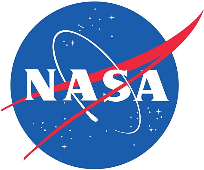 NASA Classic Meatball Logo Shaped Sticker (space astronomy)