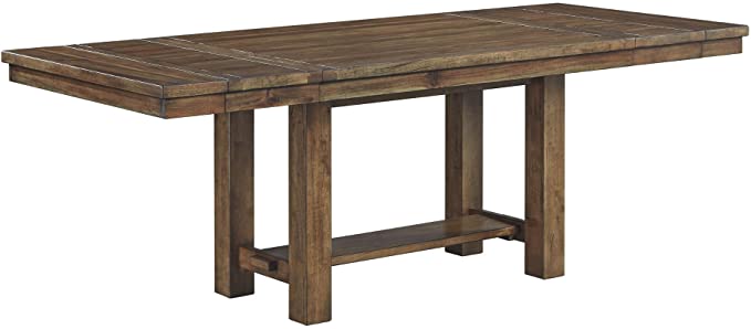 Signature Design by Ashley Dining Room Table, Moriville, Grayish Brown