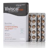 Viviscal Man 1 Hair Dietary Supplements Pills for Thinning Hair Hair Vitamins Hair Supplements for Men Great for Thinning - Balding Hair 100 Drug Free 60-tabs