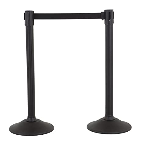 US Weight U2000 Sentry Stanchion with Retractable Belt (2-Pack)