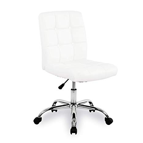 Poly and Bark EM-304-WHI Aria Task Chair, White