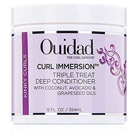 Ouidad Curl Immersion Triple Treat Deep Conditioner, 12 Ounce