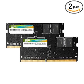 Silicon Power 16GB (8GBx2) DDR4 2666MHz 260-pin CL19 1.2V SODIMM Laptop Memory- Compatible with Intel Skylake-X Platforms/Kaby Lake-X CPU Series motherboards