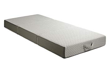 Milliard 6-Inch Memory Foam Tri Folding Mattress with Ultra Soft Removable Cover and Non-Slip Bottom (75" x 31")