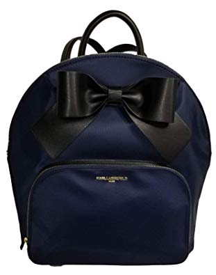 Karl Lagerfeld Paris"Kris" Nylon Bow Detailed Backpack