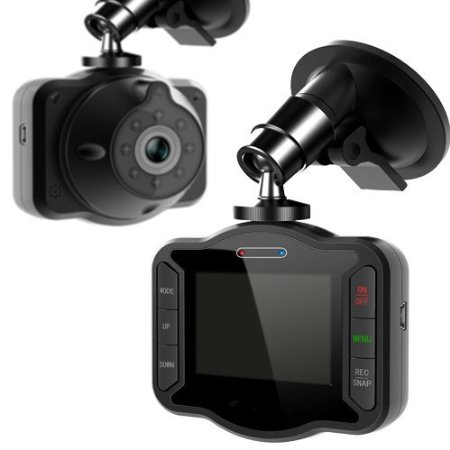 720p 120 Degree HD Ultra Wide Angle IR Night Vision Car and Truck DVR Dash Camera