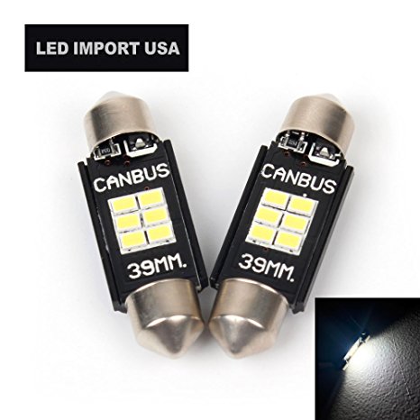 LED import USA 3020 SMD White LED 36mm festoon error free interior LED