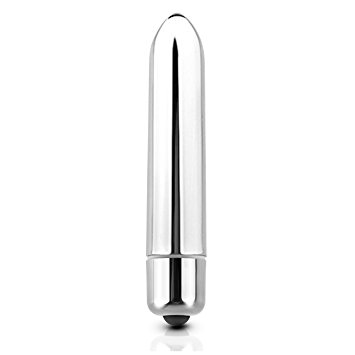 Electric Bullet Vibrating Massager/Wireless Viberate Women Toys/Portable Travel Mini Vibrator/Vibes - 10 Speed Back,Neck,Muscle Aches and Body Relaxing,Waterproof Cordless(Sliver) - Apriller