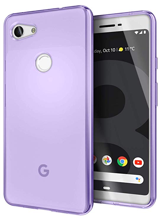Cimo Slim Grip Google Pixel 3a XL Case with Premium Flexible TPU Protection for Google Pixel 3a XL (2019) - Purple
