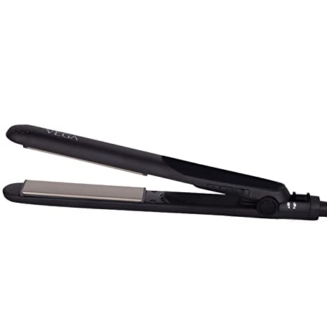 VEGA Keratin Glow Hair Straightener With Adjustable Temperature & Keratin-Infused Long Floating Plates (VHSH-21)