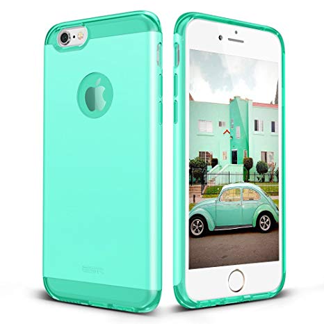 ESR iPhone 6S Case,iPhone 6 Case, Yippee Colour Plus Series Protective Bumper Case [Shock Absorbent] [Anti-Scratch] Back Cover for 4.7 inches iPhone 6 (Mint Green)