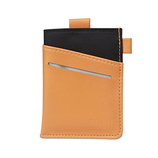 Leather Card Case Holder, BUBM RFID Blocking Slim Wallet/Business Card Wallet/Small Bags/Purse for Men and Women