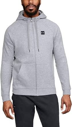 Under Armour Veste en Polaire Rival Fz à Capuche pour Homme - Confortable - Coupe ajustée.