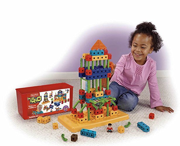 Fisher-Price TRIO Building Set with storage