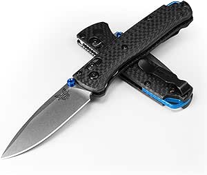 Benchmade - Mini Bugout 533 Folding Knife with Black Carbon Fiber Handle (533-3)