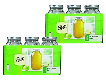 Ball 64 ounce Jar, Wide Mouth, Set of 12