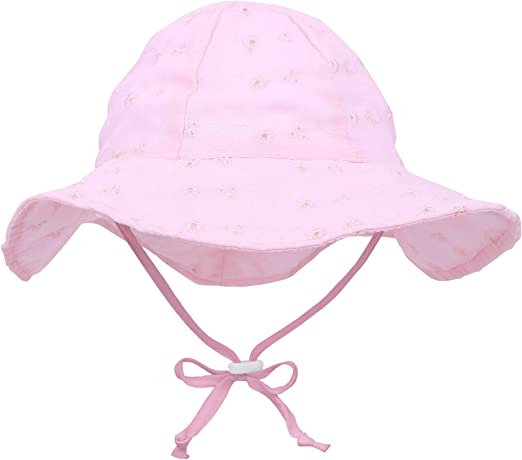 SimpliKids UPF 50  UV Ray Sun Protection Wide Brim Baby Sun Hat