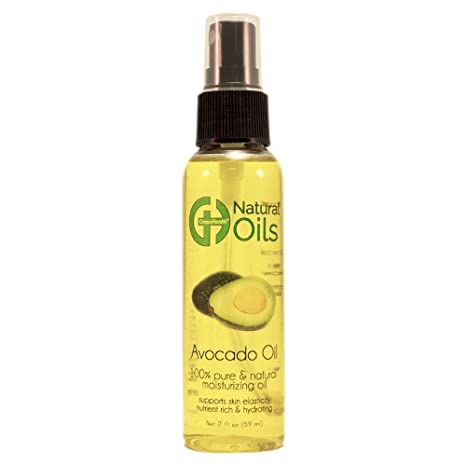 2 fl oz 100% All Natural Avocado Oil - Premium Quality Cold Pressed Carrier Oil for Aromatherapy, Massage and Moisturizing Skin