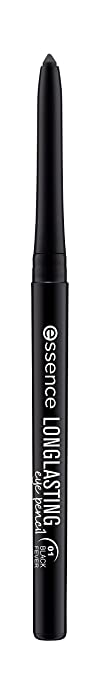 essence | 5-Pack Black Longlasting Eyeliner Pencil | Water-Resistant & Applies Smoothly & Evenly | Retractable | Vegan & Paraben Free | Cruelty Free