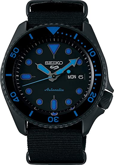 SEIKO SRPD81 5 Sports Men's Watch Black 42.5mm Stainless Steel