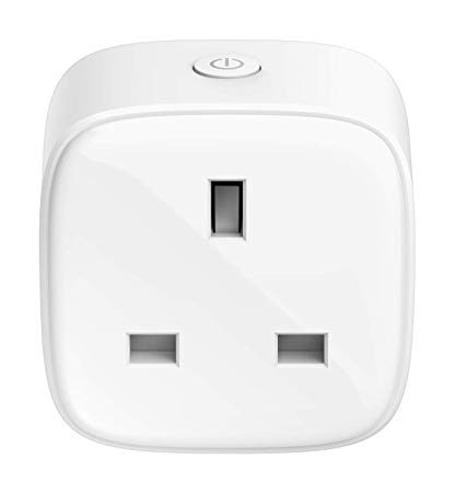 D-Link DSP-W118/B - Mini Wi-Fi Smart Plug Compatibile with Alexa and Google Home and IFTTT, Remote Control with Mydlink App, Timer and schedule Function, 13A RATED - UK Version