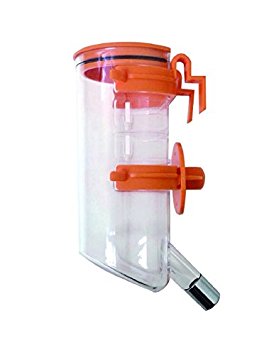 Choco Nose H220 Patented No Drip Top-fill Small-sized Dog Water Bottle, Cat Water Feeder with Hook, Pet Water Dispenser, Water Bottle 13.5 Oz. Nozzle Diameter: 16mm