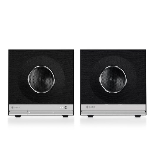 Raumfeld Stereo Cubes Wireless Streaming Speakers (Pair, Black)