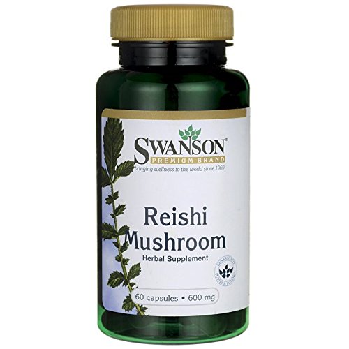 Swanson Reishi Mushroom 600 mg 60 Caps