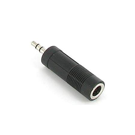 Valley Enterprises Headphone Adapter 6.3mm Female Jack to 3.5mm Male Plug