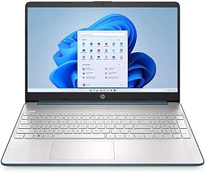 HP 15 Slim Laptop in Ocean Blue Intel i3-1115G4 up to 4.1GHz 8GB RAM 256GB SSD 15.6in HD LCD Webcam WiFi HDMI Windows 11 (15-DY200-Renewed)