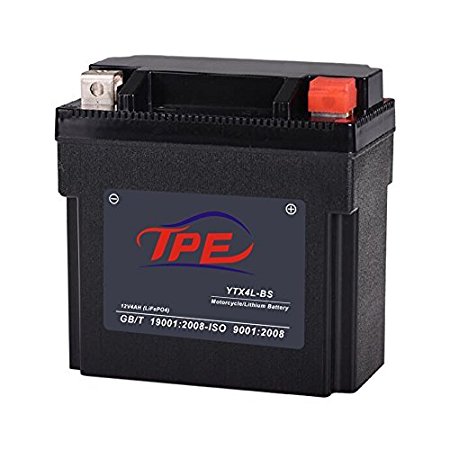 Lithium Iron Motorcycle Battery 12v4ah with Built-in Battery Management System (YTX4L-BS)